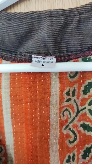 Chaleco étnico India