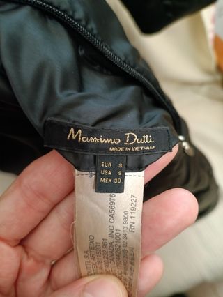 Abrigo de plumas Massimo Dutti