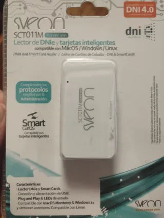 Lector DNI Sveon SCT011M Tarjetas Inteligentes