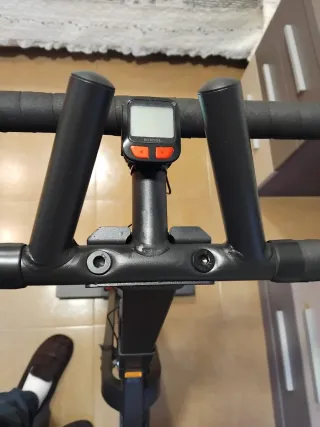 Bicicleta estática spinning negra