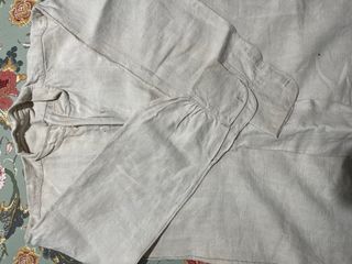 Camisa antigua de lino beige