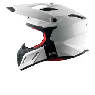 Casco X-Cross Blanco, Negro y Amarillo