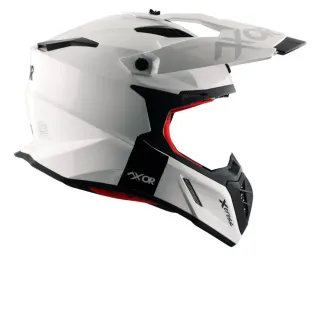 Casco X-Cross Blanco, Negro y Amarillo