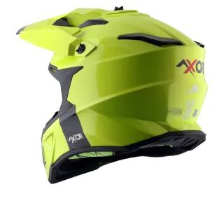 Casco X-Cross Blanco, Negro y Amarillo