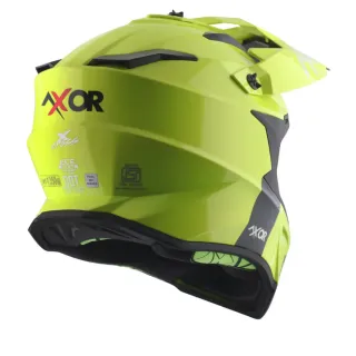 Casco X-Cross Blanco, Negro y Amarillo