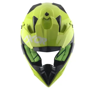 Casco X-Cross Blanco, Negro y Amarillo