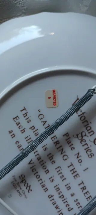 Piatto Natale Porcellana Fine