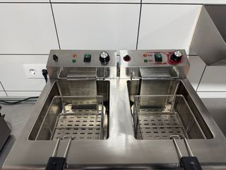 Freidora Eléctrica Industrial Doble