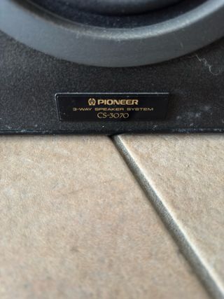 Altavoces Pioneer Negro/Gris