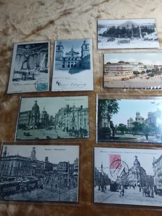 Lote 8 Postales Antiguas Madrid