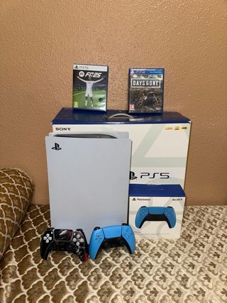 Consola PS5 + 2 Mandos + Juegos