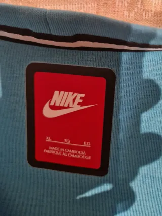 Camiseta sin mangas Nike azul