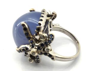 sortija oro 18k con piedra con diamante