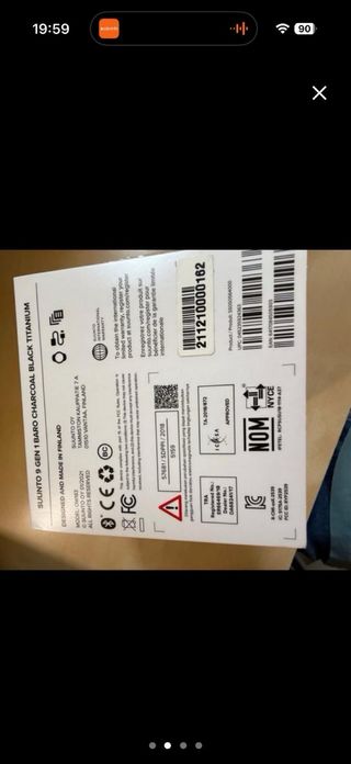 Reloj Suunto 9 Baro Titanium Negro