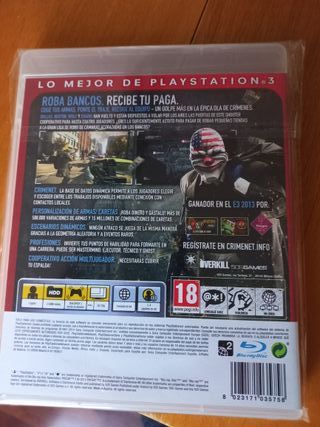 Videojuego PS3 Payday 2 Essentials