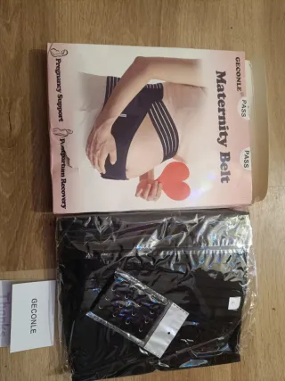 Faja GECONLE Talla L Negra Postparto Abdomen