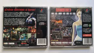 Resident Evil 2 e 3 Nemesis PS1 spagnoli