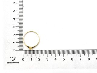 sortija oro 18k con piedra con diamante