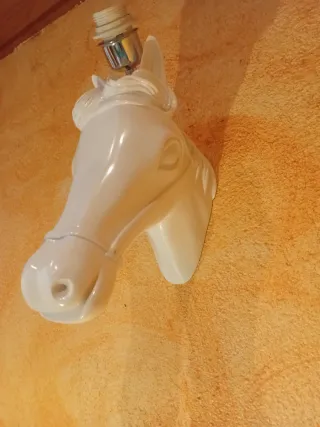 Applique da parete vintage cavallo bianco