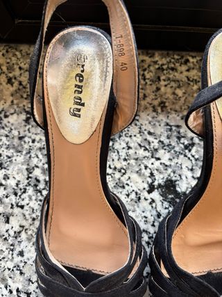 Sandali neri Trendy aperti