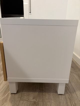 Mueble TV Ikea Blanco Chapa Roble