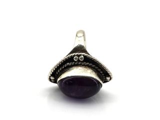 anillo plata 925mm con piedra con circonita