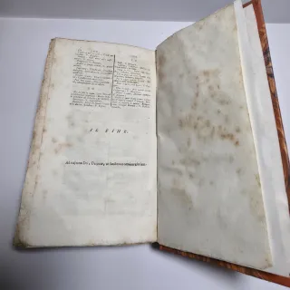 Libro Antico Reggia Oratoria 1747