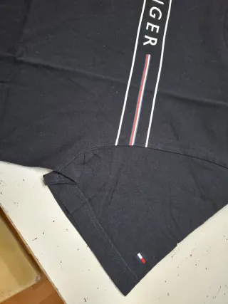 T-shirt Tommy Hilfiger Uomo Nera Taglia L