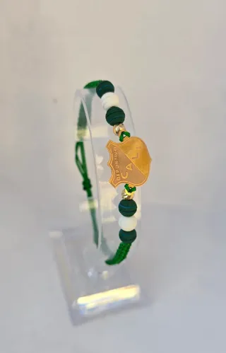 Pulsera Deportivo Cali Oro y Verde