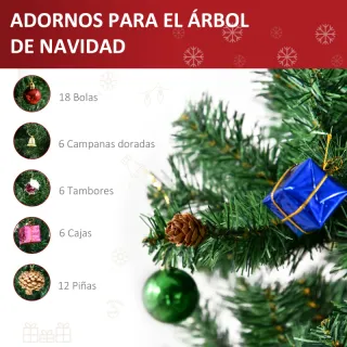 Árbol Navidad con Adornos