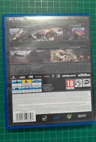 Juego PS4 CALL OF DUTY. Infinite warfare