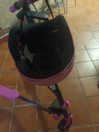 Patinete 3 ruedas niña rosa