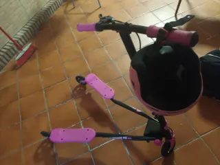 Patinete 3 ruedas niña rosa