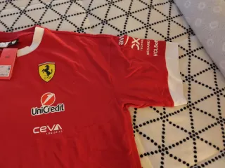 Camiseta Ferrari Hamilton Puma Talla L Roja