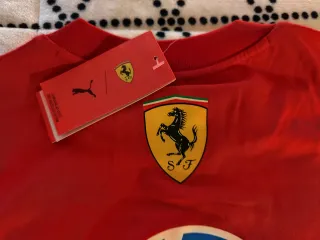 Camiseta Ferrari Hamilton Puma Talla L Roja