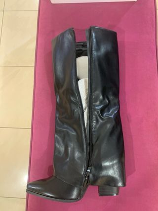 Stivali texani con risvolta Givenchy neri