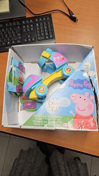 Patines Peppa Pig Talla 24-29 + Set Protección