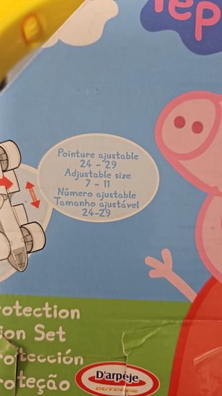 Patines Peppa Pig Talla 24-29 + Set Protección