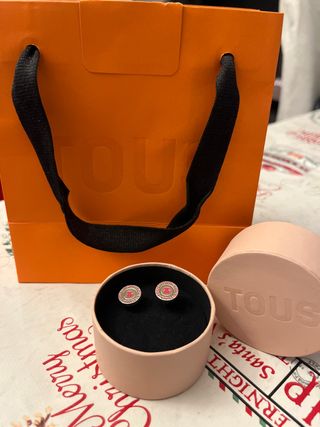 Pendientes Tous Rosa y Plata