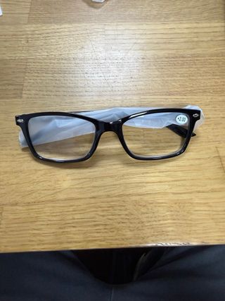 Gafas presbicia +2,0 negras
