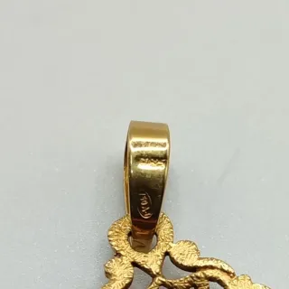 00475 Medalla Virgen del Rocío Oro 18K