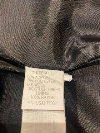 Abrigo cuadros multicolor