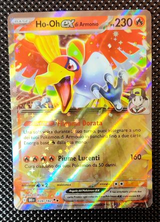 Pokémon - Ho-Oh ex di Armonio 039/182 Rivali ITA