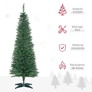 Árbol de Navidad estrecho