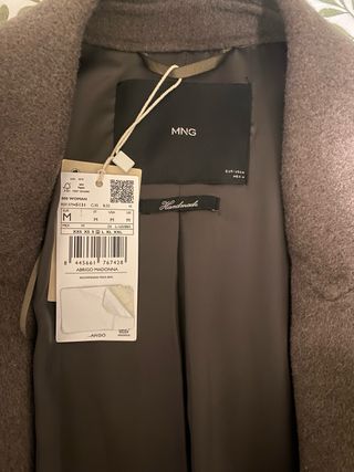 Abrigo largo Mango marrón