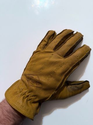 Guantes de moto vintage Five IOWA 66 Marrón.