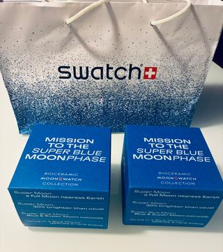 Omega x Swatch MoonSwatch Azul Bioceramic Nuevo