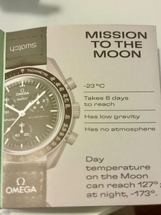 Omega x Swatch MoonSwatch Azul Bioceramic Nuevo