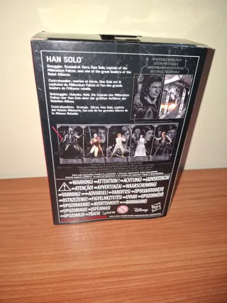 NUEVA!! Figura Han Solo Star Wars Titanium Series