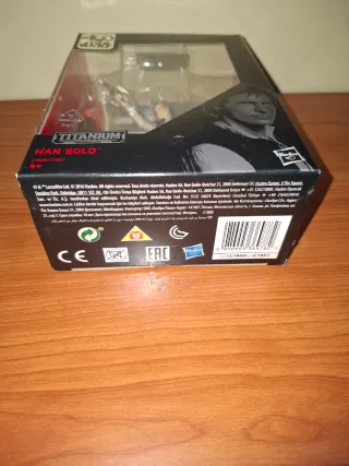 NUEVA!! Figura Han Solo Star Wars Titanium Series